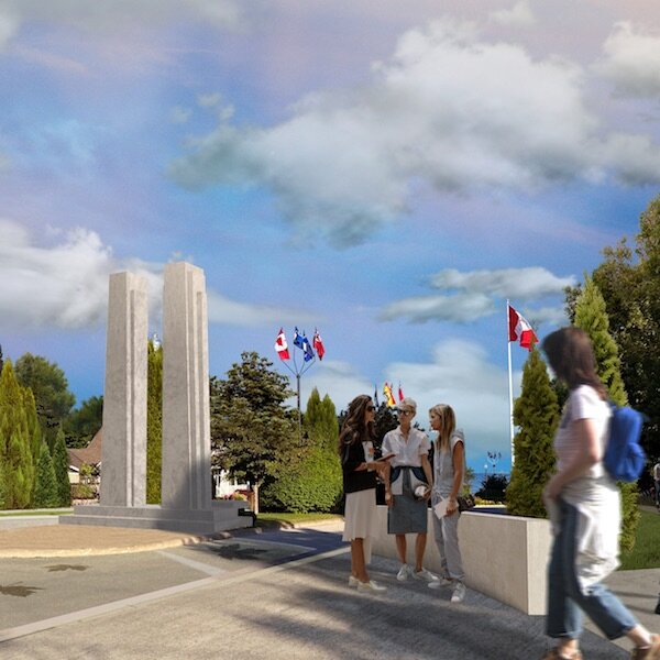 Rendering of new cenotaph concept